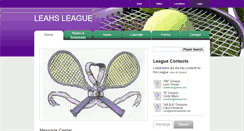 Desktop Screenshot of leahsleague.com